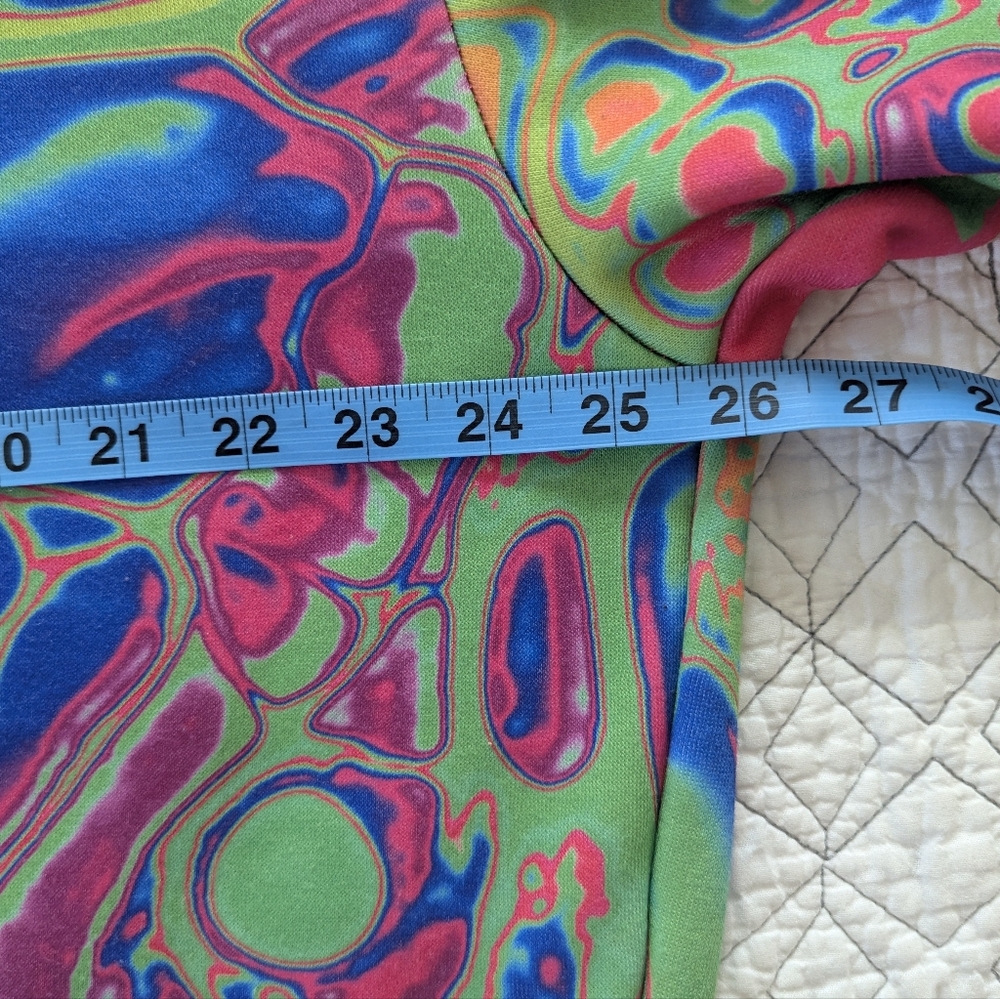 Dolls Kill Acid Amoeba Oversized Hoodie - Picture 7 of 9
